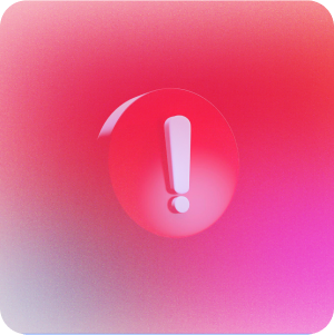 Warning icon on red background – symbol of potential risks in unprofessional WordPress site management