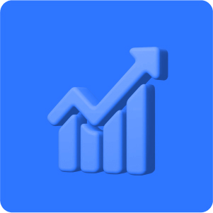 Growth chart icon – technical WordPress optimization improves business performance